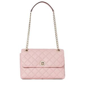 NWT Kate Spade Natalia Small Flap Crossbody Smooth Quilted Rose Smoke for Spring